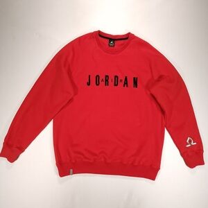 Air Jordan Sweatshirt Men's 2XL XXL Color Red Very Rare Small Spot GUC